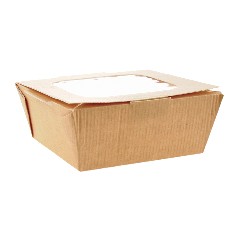 Taste - Food to go Box - with window, medium