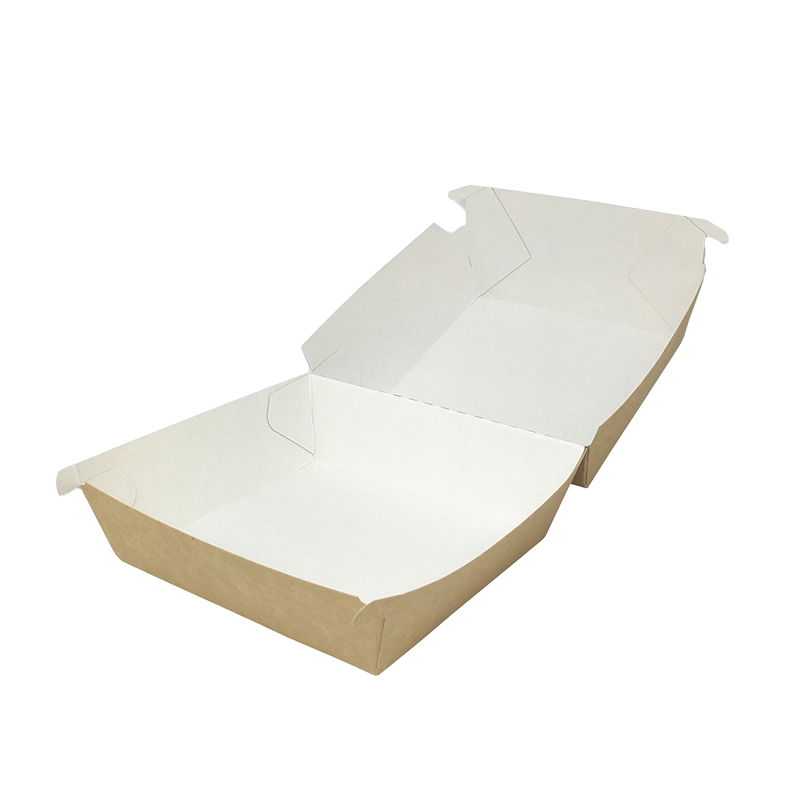 Hamburger Box - brown, large