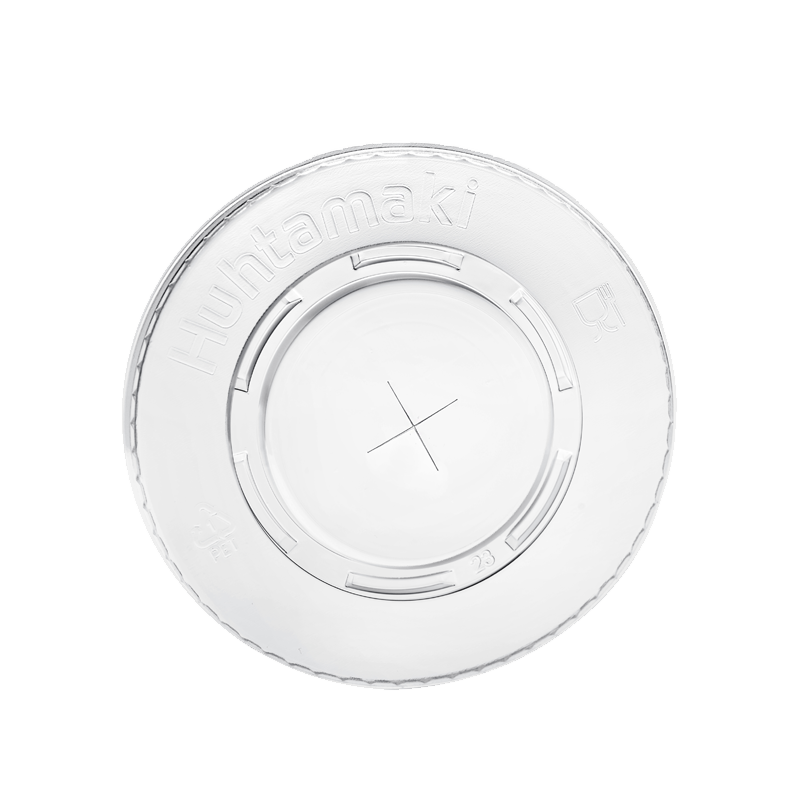 PET Flat Lid with cross hole ø 95 mm