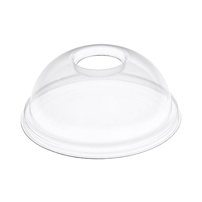 PET Dome Lid with hole ø 95 mm