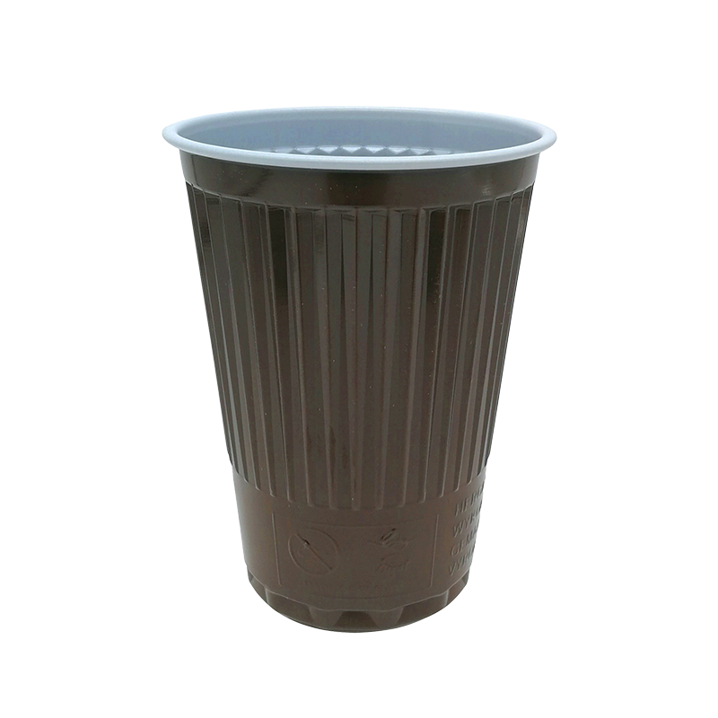 PS Thermo-Vending cup, 180 ml (brown-white)