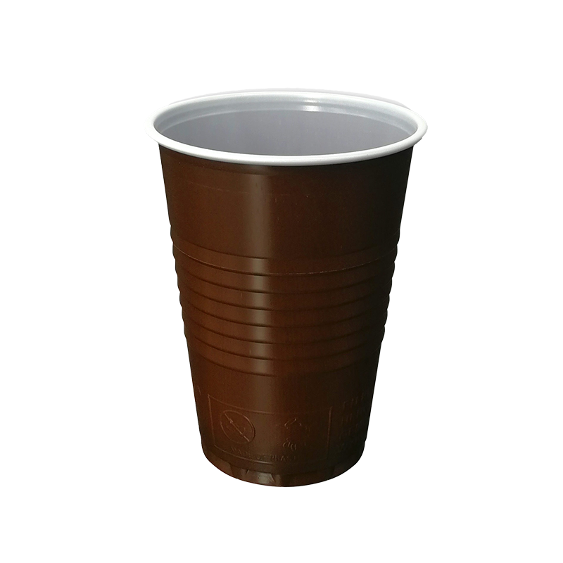 PS Vending cup, 180 ml (brown-white)