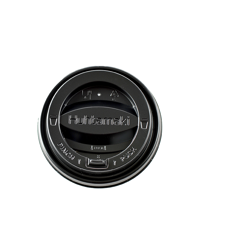 Coffee To Go - Tear tab Lid ø 80 mm (black)