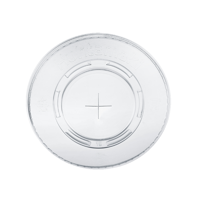 BioWare™ PLA Flat Lid with crosshole ø 95 mm