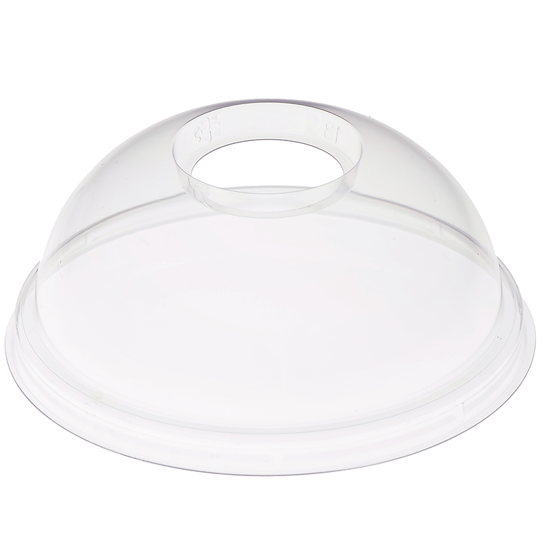 rPET Dome Lid for cold cups ø 95 mm