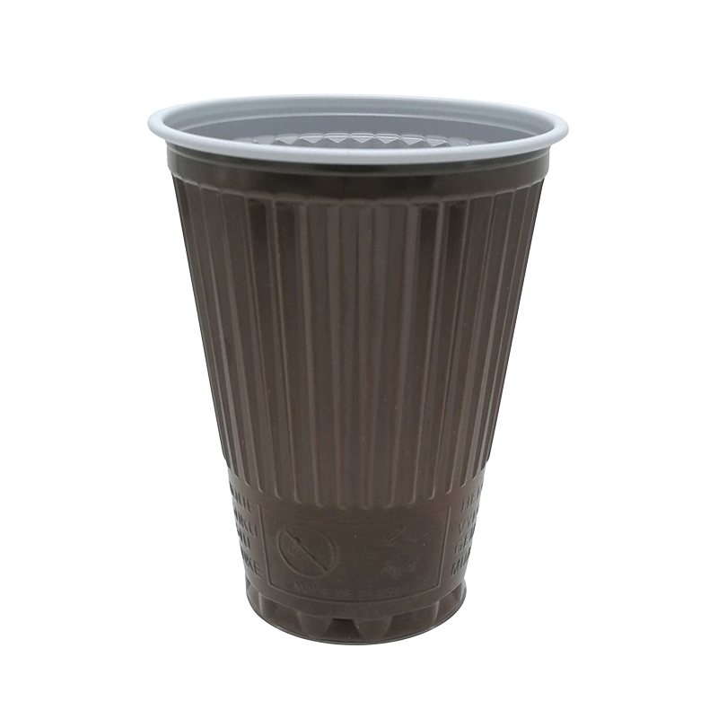 PS Thermo-Vending cup, 150 ml (brown-white)