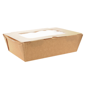 Taste - Food to go Box - with window, large