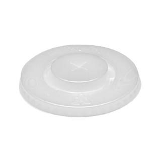Lid with cross hole for 200 ml cold cups, 80mm