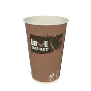 BioWare™ Paper hot cup - Love Nature, 180 ml (vending capable)