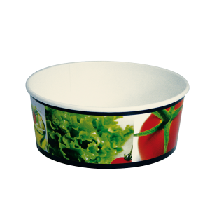 Paper salad bowl, 750 ml