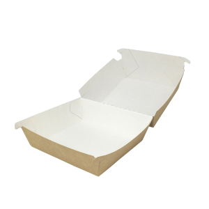 Hamburger Box - brown, large
