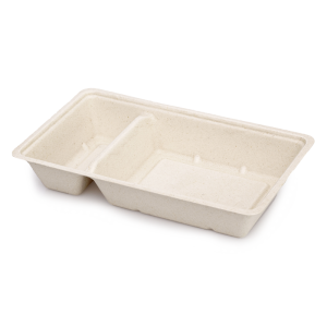 Bioware™ Fiber Snack Tray - 2-comp, A20