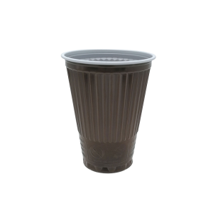 Thermo-Vending cup, 150 ml (brown-white, light version)