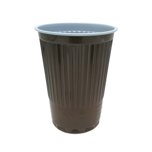 PS Thermo-Vending cup, 180 ml (brown-white)