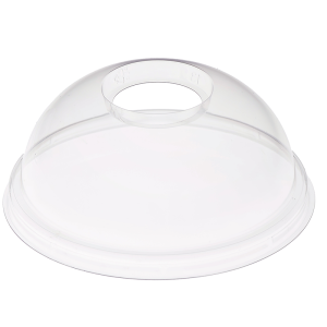 rPET Dome Lid for cold cups ø 95 mm