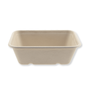 Fiber meal tray, 750ml / 1-comp