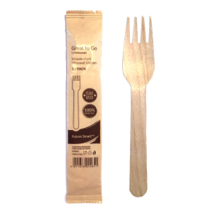 Wooden fork, 160 mm (single wrapped)
