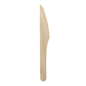 Wooden knife - coated, 165 mm