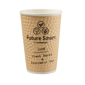 Double wall hot cup - plantbased range, 400 ml