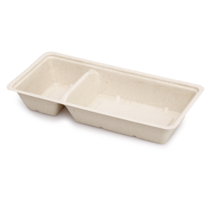 Fiber Snack Tray - 2-comp, A22