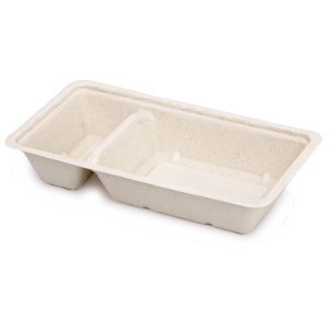 Fiber Snack Tray - 2-comp, A23