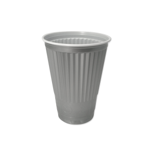 PS Thermo-Vending cup, 150 ml (silver-white)