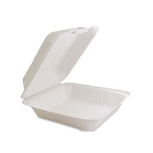 Fiber meal box, 20x22 cm - 1200ml (NGRB)