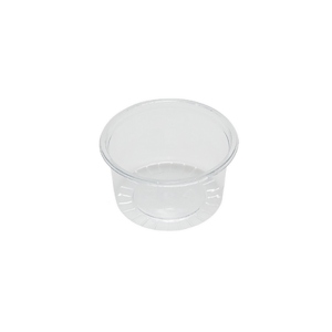 rPET packaging cup, 100 ml