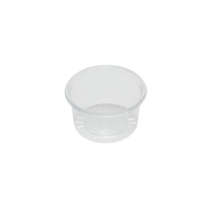 rPET packaging cup, 80 ml
