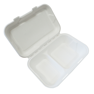 Fiber Meal Box - 2-comp, 25 x16 cm (S)