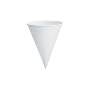 Drinking cone - white, 120 ml FSC