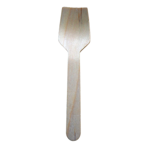 Wooden ice cream spoon coated (V2)