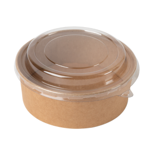 PAPER 550ML ROUND BOWL FSC KRAFT, PE, DM 144,4mm