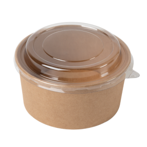 PAPER 750ML ROUND BOWL FSC KRAFT, PE