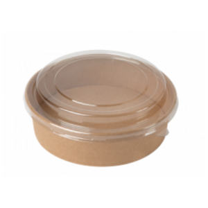 PAPER 1000ML ROUND BOWL FSC KRAFT, PE