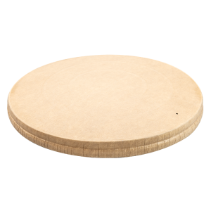 PAPER LID 145MM FOR 550-900ML ROUND BOWLS FSC KRAFT + 2PE