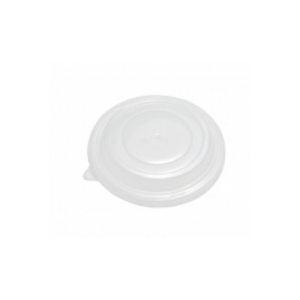 PLASTIC LID Ø145MM FOR 550-900ML PAPER ROUND BOWLS (rPET)